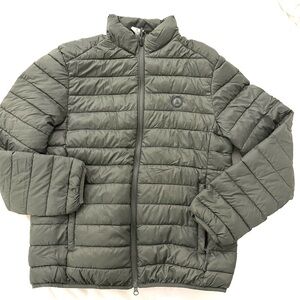 Dark Green Puffer Jacket
